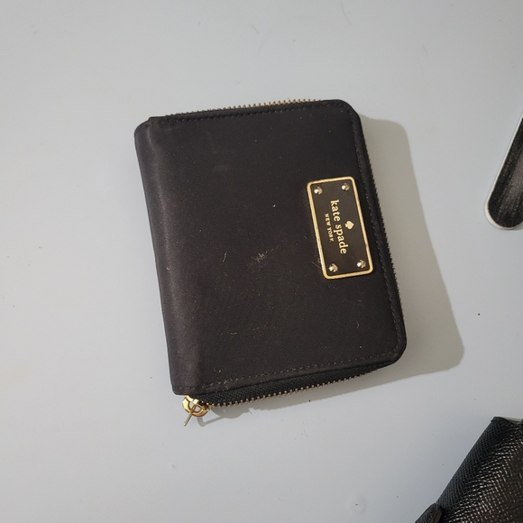 Kate Spade black nylon wallet. - Picture 1 of 4